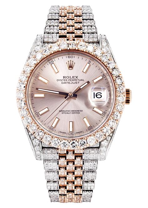 mens rolex datejust with diamonds|Rolex Datejust 41 diamond numbers.